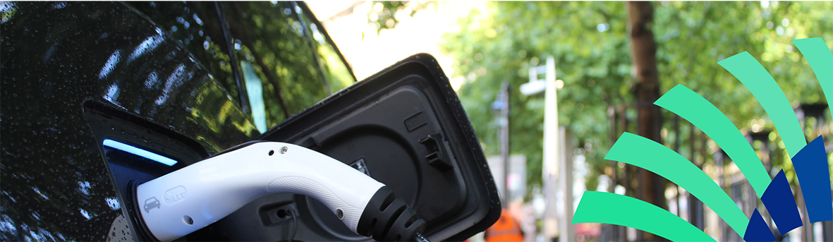 Elektrisch Laden Green Caravan - stekker in auto