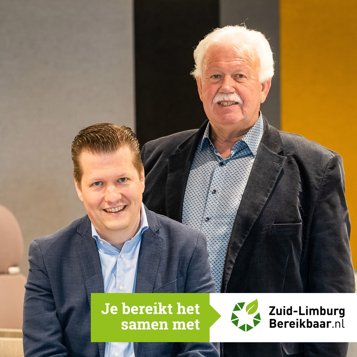 Links Jeroen Jacobi Rechtbank Limburg en rechts Peter Meertens van het Openbaar Ministerie